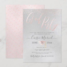 Invitation PixDezines Blush Pink 2019 Grad Party