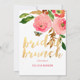 Invitation PixDezines Bridal Brunch/do-it-yourself Arrière - 