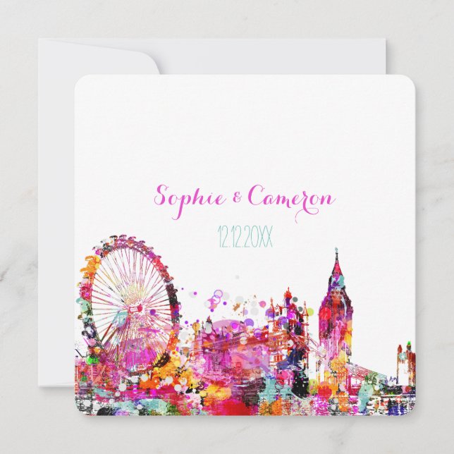 Invitation PixDezines couleur urbaine/london/DO-IT-YOURSELF a (Devant)