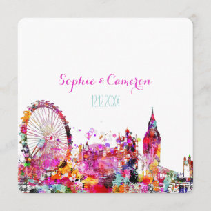 Invitation PixDezines couleur urbaine/london/DO-IT-YOURSELF a