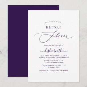Invitation PixDezines do-it-yourself couleurs Eggplant Violet