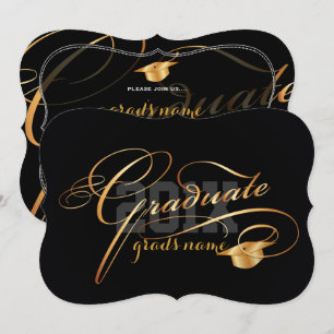 Invitation PixDezines DO-IT-YOURSELF graduation couleur/Casqu