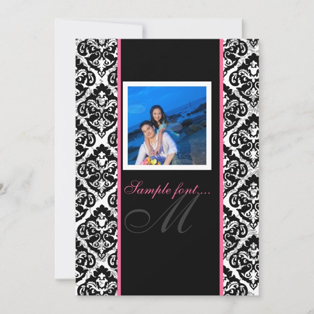 Invitation PixDezines événement do-it-yourself.. monogramme o (Devant)