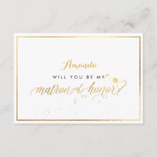 Invitation PixDezines Faux Gold sera-t-il le maître de l'honn