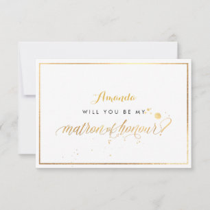 Invitation PixDezines Faux Gold sera-t-il le maître de l'honn