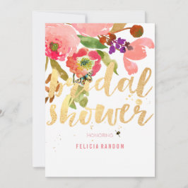 Invitation PixDezines Floral Bridal douche/do-it-yourself Arr