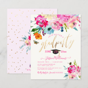 Invitation PixDezines Floral Watercolor