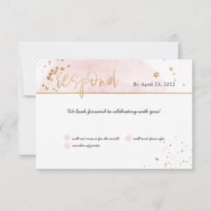 Invitation PixDezines H2 Blush Pink Cotton Candy Mitzvah RSVP