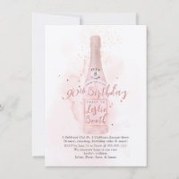 PixDezines H2 Champagne Rose 90 Anniversaire