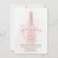 PixDezines H2 Champagne rose 90 Anniversaire