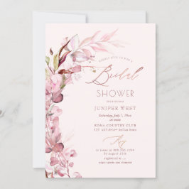 Invitation PixDezines H2 Dusty Rose Eucalyptus Fête des marié
