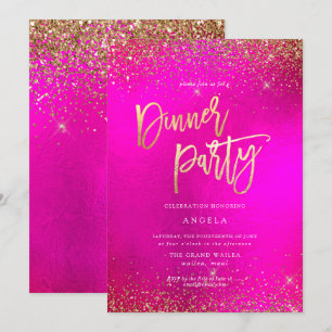 Invitation PixDezines Hot+Flash Faux Parties scint