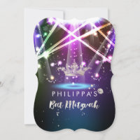 PixDezines Laser Lights/Faux Argent Couronne