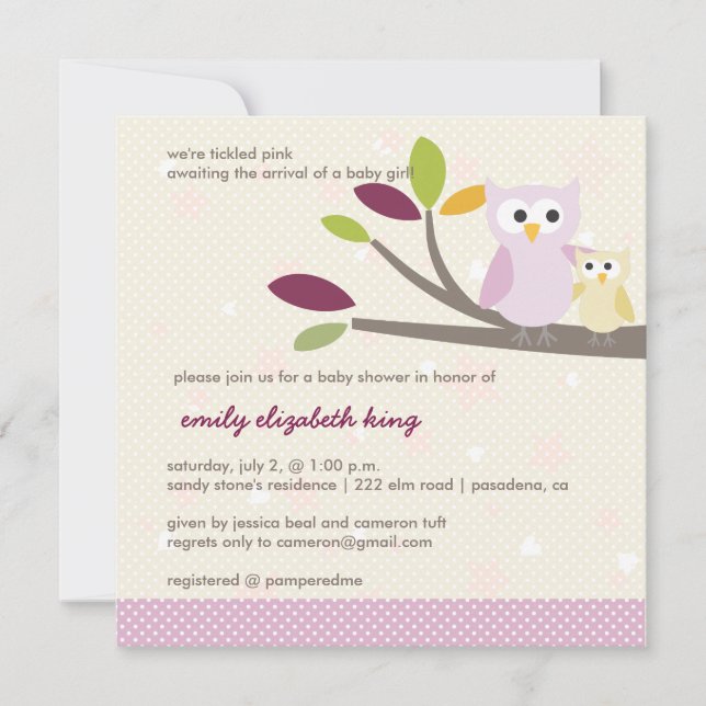 Invitation PixDezines Maman+baby pour un baby shower (Devant)