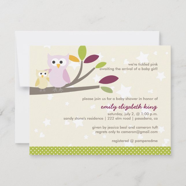 Invitation PixDezines Maman+baby pour un baby shower (Devant)