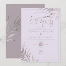 PixDezines Palmes Mauve+Lilac, Partie Engagement