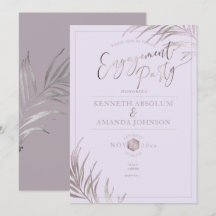 PixDezines Palmes Mauve+Lilac, Partie Engagement