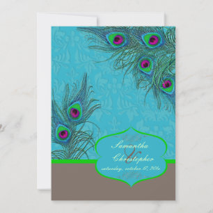 Invitation PixDezines Peacock Charme