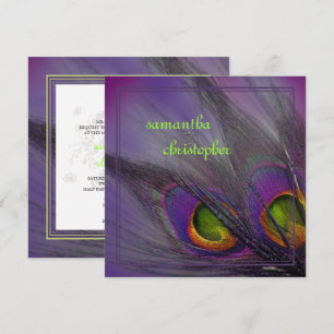 Invitation PixDezines Psychedelic Peacock, Customisez-Le!