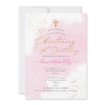 PixDezines Rose H2 Christening+1er Anniversaire