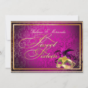 Invitation PixDezines Rossi Sweet 16 Masquerade/DO-IT-YOURSEL