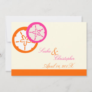 Invitation PixDezines Sand Dollar Starfish DO-IT-YOURSELF Col