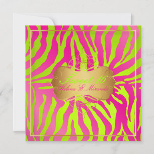 Invitation PixDezines Sweet 16/Zebra Stripes
