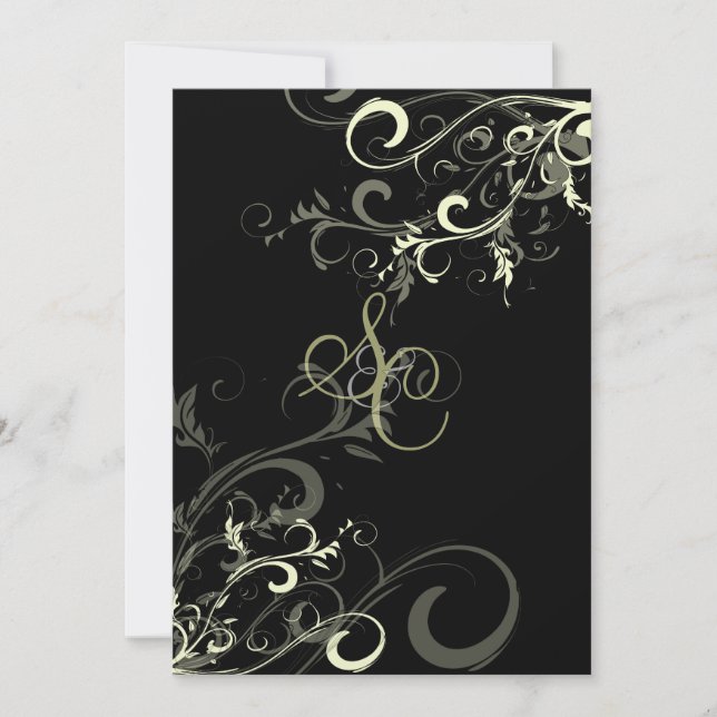 Invitation PixDezines, tourbillons de vanille/do-it-yourself  (Devant)