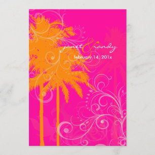 Invitation PixDezines twin palms+swilrs/DO-IT-YOURSELF couleu