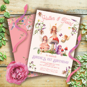 Invitation Pixie Fairy Princesse Enchanted