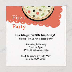 Invitation Pizza