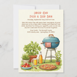Invitation Pizza & Bière de la fête du Travail – P