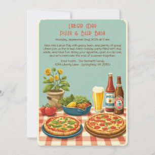 Invitation Pizza & Bière de la fête du Travail – P