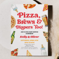 Pizza Brews et Diapers aussi ! Baby shower