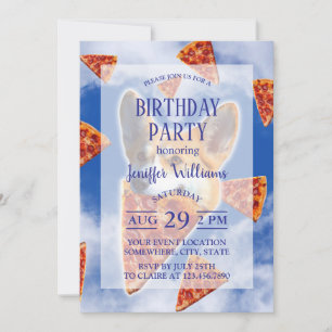 Invitation Pizza de Chien de Corgi