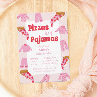 Pizza et Pyjama Filles Anniversaire