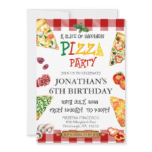 Pizza fête d'anniversaire