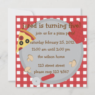 Invitation Pizza Party !