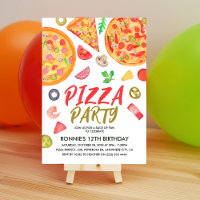 Pizza Party Italien Fun Anniversaire de enfant
