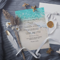 Plage à coeur de mousse marine Élégant mariage cod