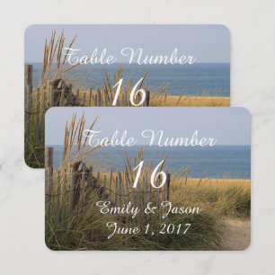 Invitation Plage dans les dunes de sable