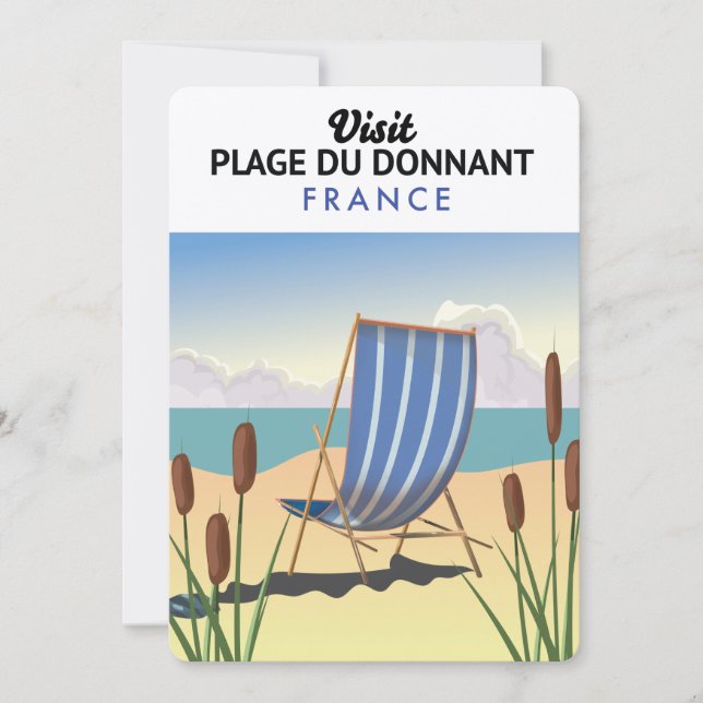 Invitation Plage du Donnant France (Devant)