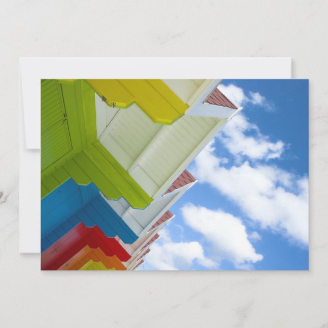 Invitation Plage Huts (Devant)