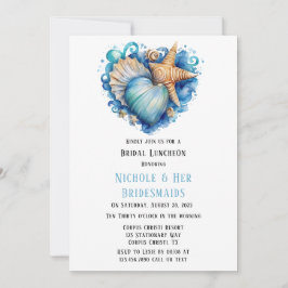 Invitation Plage Scène Starfish Dîner nuptial