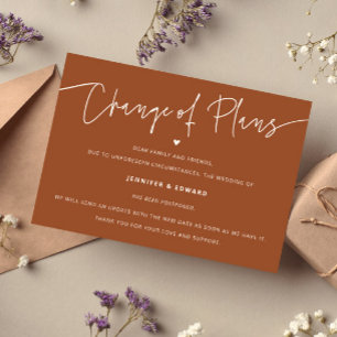 Invitation Plan de modification minimaliste Mise à jour du Ma
