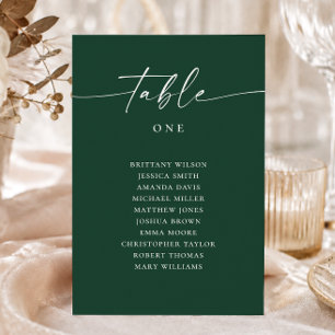 Invitation Plan de table moderne pour un mariage avec une dom
