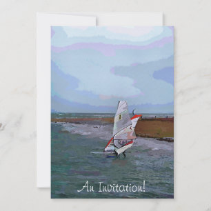 INVITATION PLANCHE À VOILE