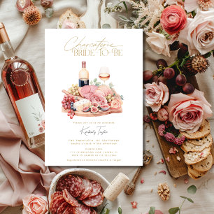 Invitation Planche de charcuterie pour enterrement de vie de 