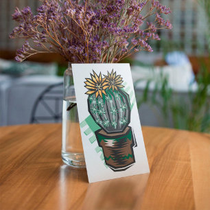 Invitation Plante Cactus Dans Un Pot