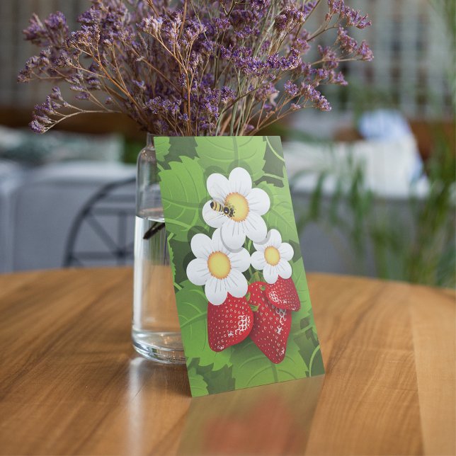 Invitation Plante de fraises (Créateur téléchargé)